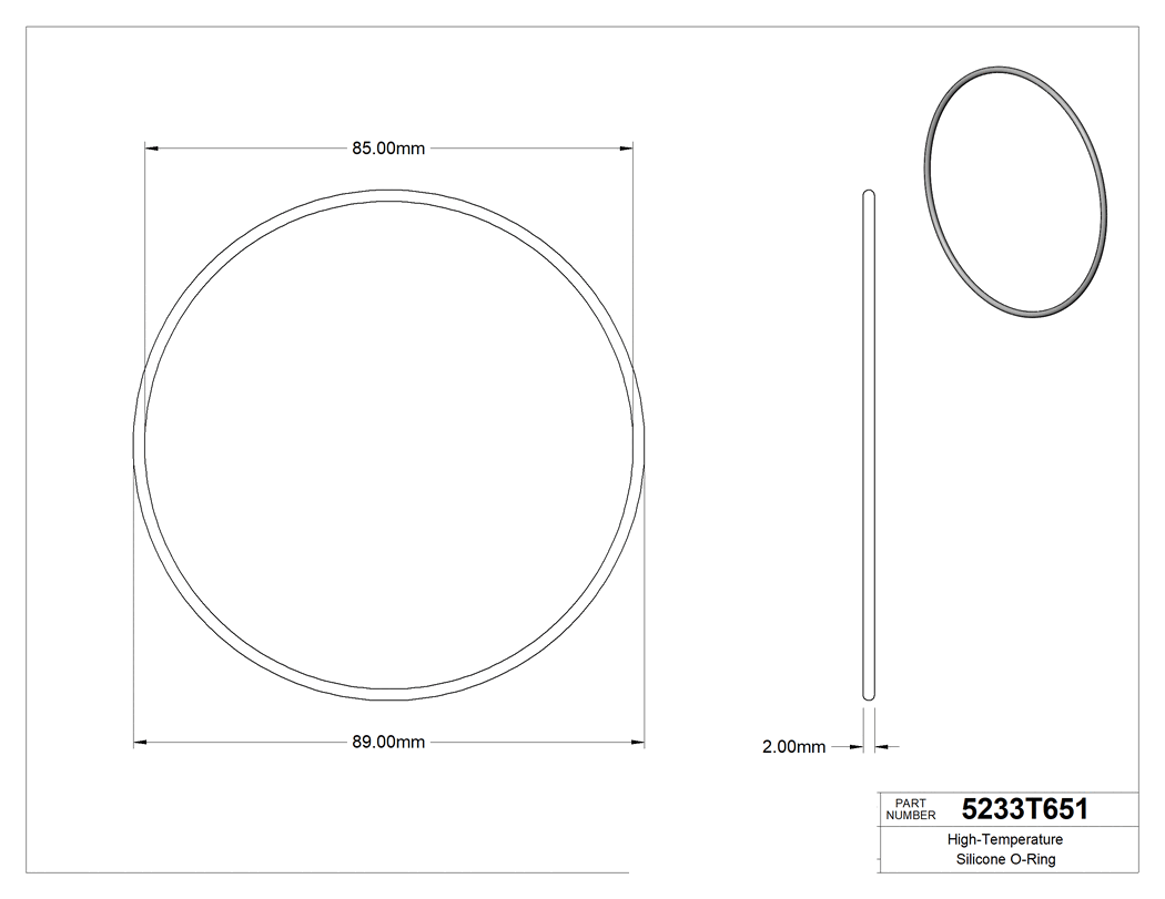 Technical drawing - 5233T651